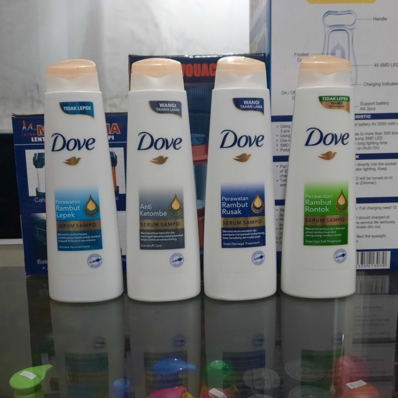 Jual DOVE Shampoo Anti Ketombe/Rambut Rontok/Rambut Rusak/Rambut
