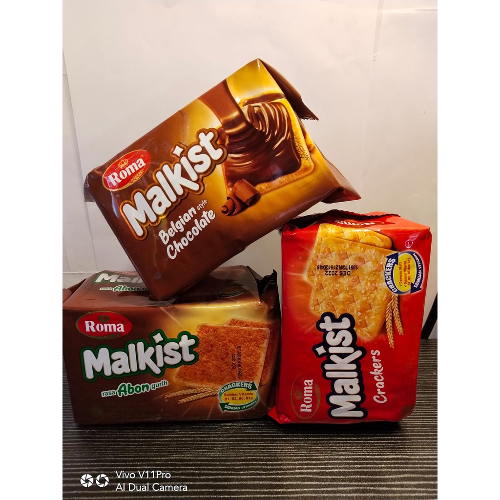 Jual Roma Malkis 135g Varian Rasa Coklat Manis Abon | Shopee Indonesia