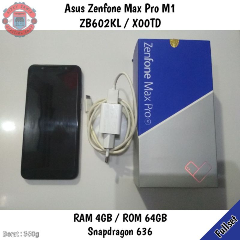 Jual Asus Zenfone Max Pro M1 RAM 4GB ROM 64GB ZB602KL X00TD