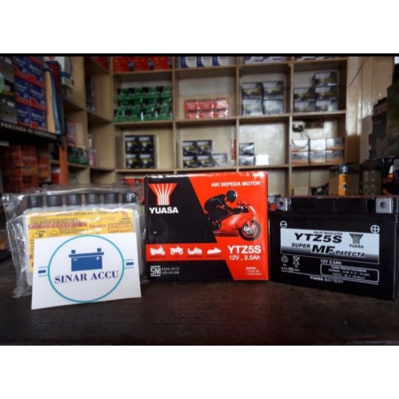 Jual AKI MOTOR HONDA SCOOPY YUASA YTZ5S | Shopee Indonesia