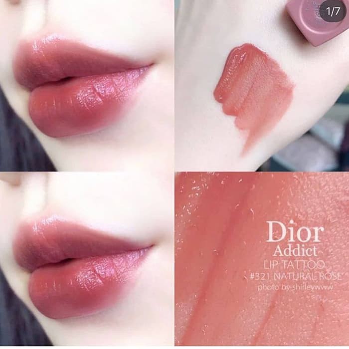 Dior lip tattoo 321 swatch sales