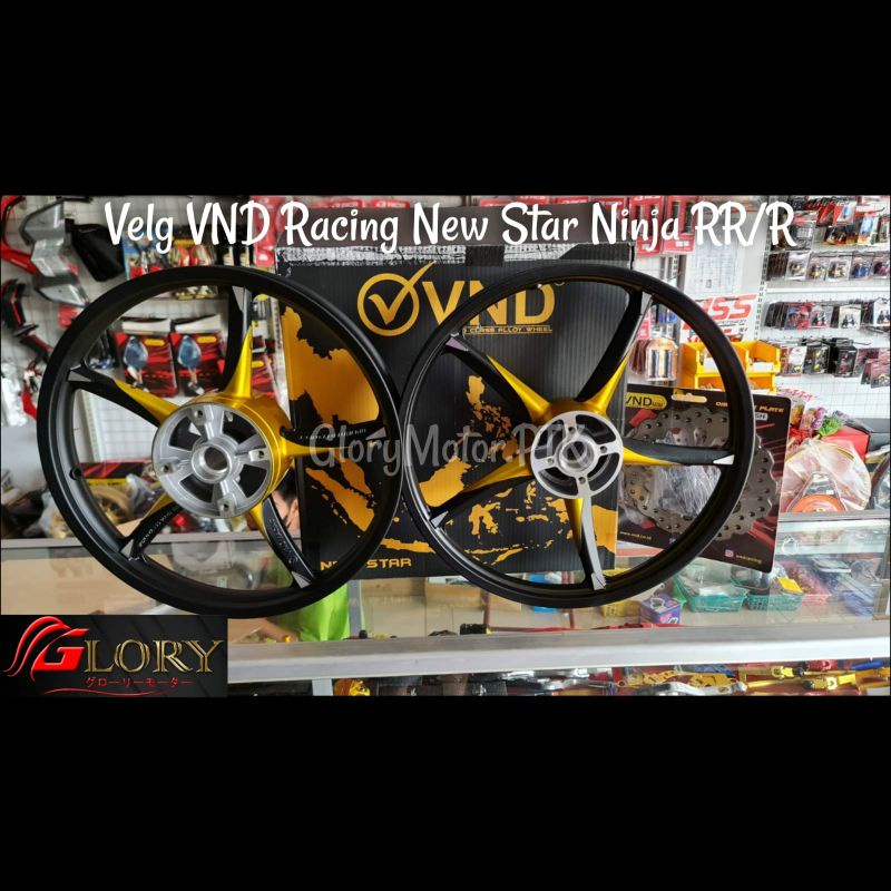 Jual Velg VND Racing New Star 2tone Rx King, jupiterz, sonic, ninja150r ...
