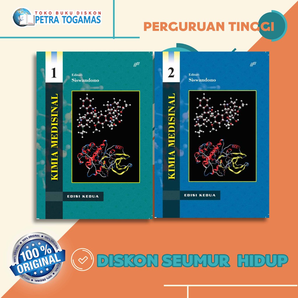 Jual KIMIA MEDISINAL ED. KEDUA / BUKU 1 / BUKU2 | Shopee Indonesia