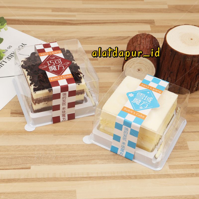 Jual Pcs Korean Dessert Tray Kotak Box Mika Mini Cake Box Korean