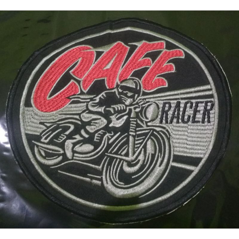 Jual Bordiran Back Patch Besar CAFE RACER UK 23x23 | Shopee Indonesia