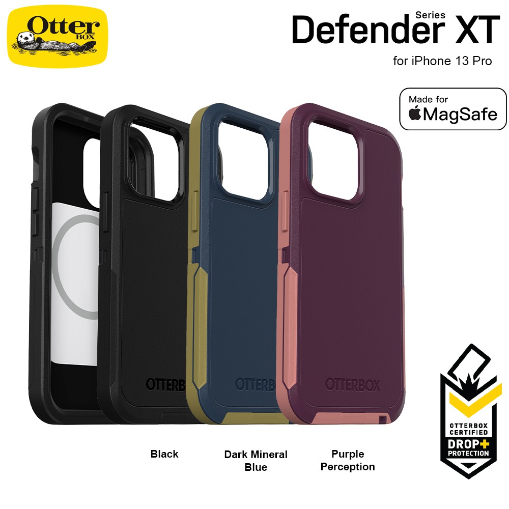 OtterBox Defender XT Case For IPhone 16e, 15, 14, 13 With Magsafe Shockproof Drop Proof Ultra Rugged Protective Case 5x Tested To Military Standard Clearblack No Retail Packaging - View #8