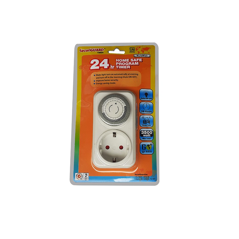 Jual SecuriGuard Timer 24 Jam Homesafetimer Otomatis/colokkan ...