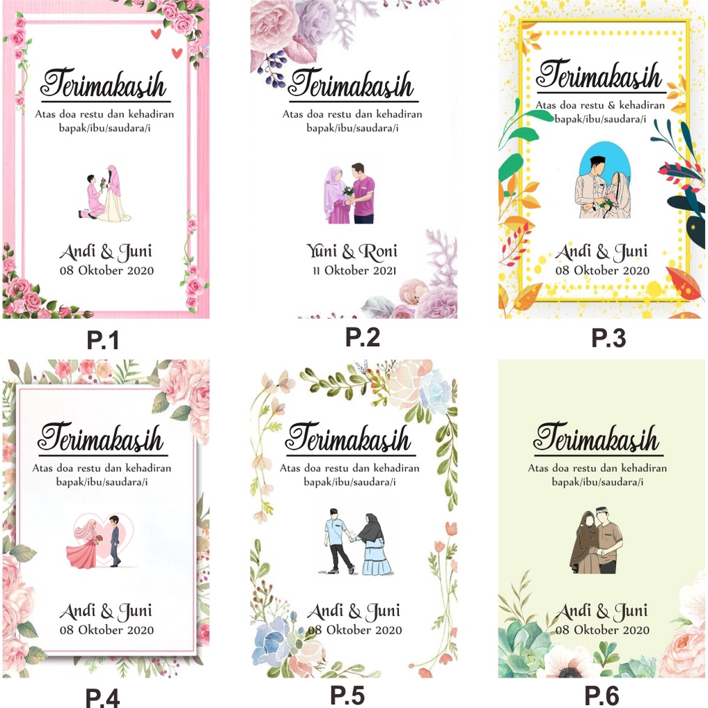 Jual CUSTOM KARTU UCAPAN SOUVENIR | Shopee Indonesia