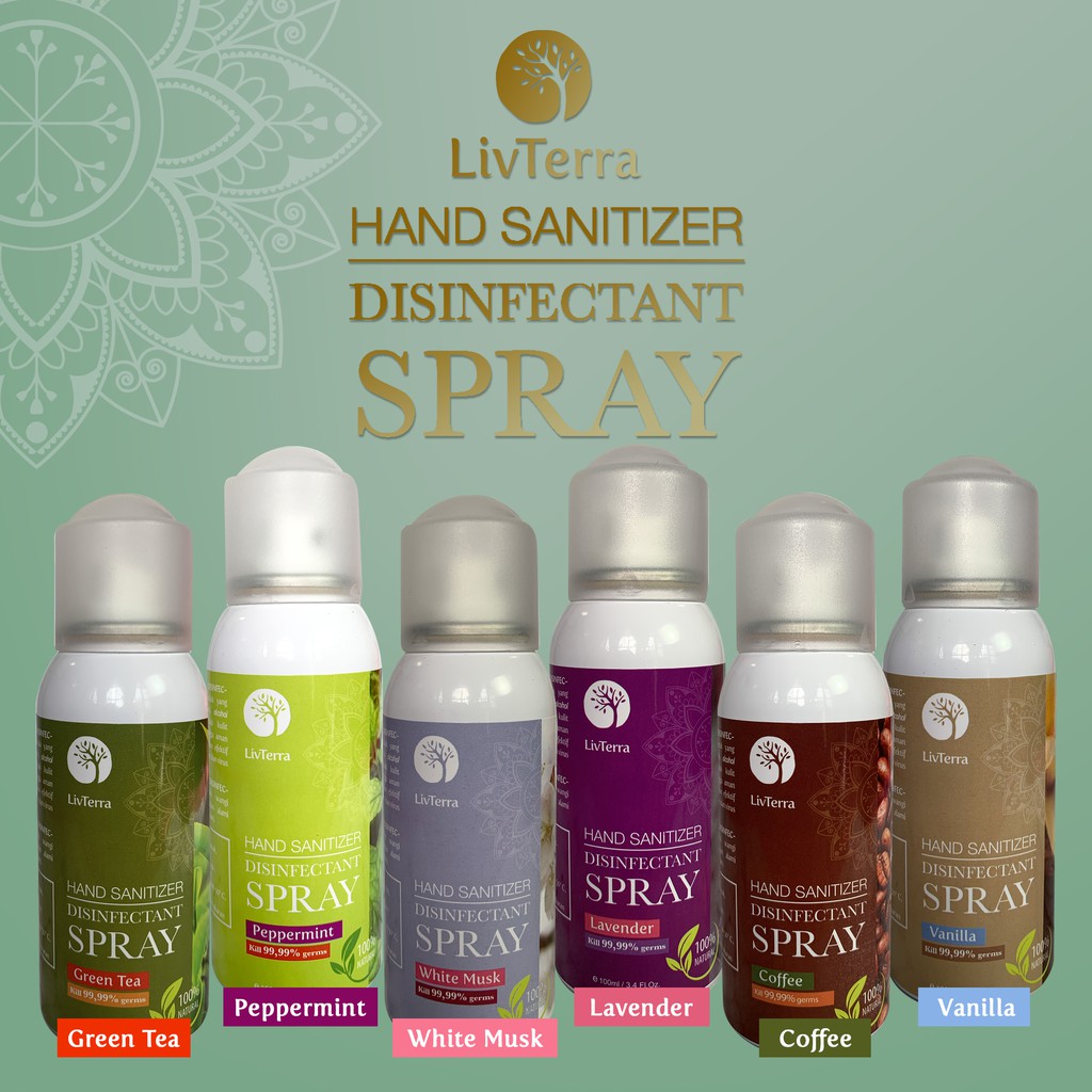 Jual Livterra Aerosol Hand Sanitizer Spray Aerosol Disinfectant