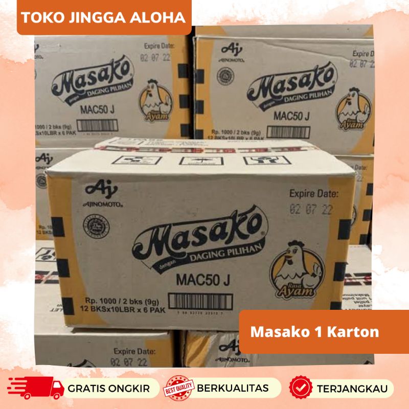 Jual Jingga® Masako Royco 1 karton (Penyedap Rasa kaldu Ayam & Sapi ...