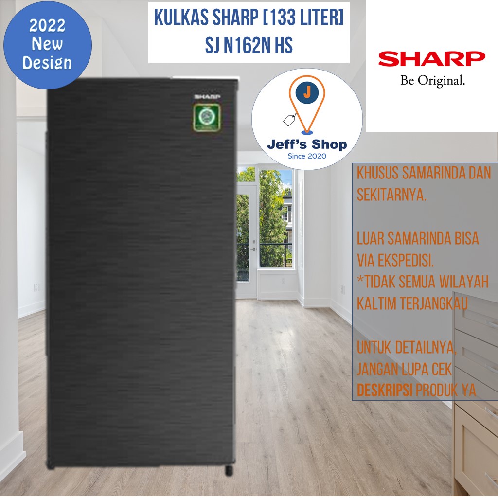 Jual Kulkas Sharp Pintu Liter Sj N N Hs Shopee Indonesia