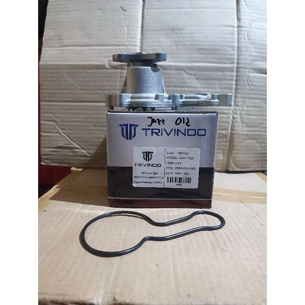 Jual Water Pump Honda Jazz Old New City 19200PWA003 Trivindo Shopee