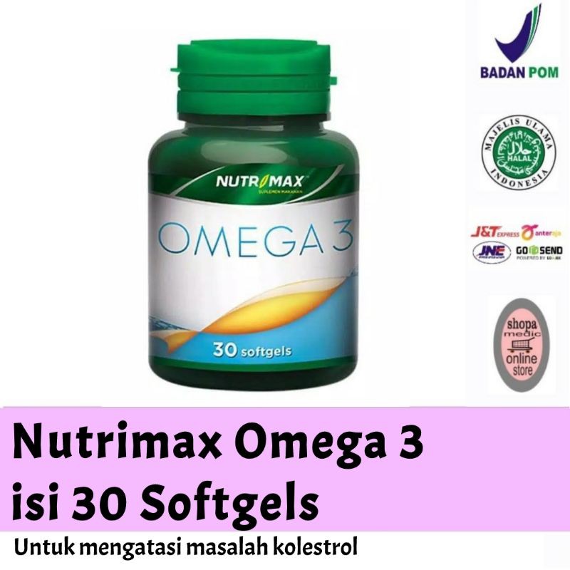 Jual NUTRIMAX OMEGA 3 Pro 30 KAPSUL | Shopee Indonesia