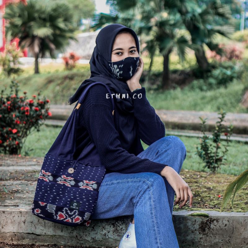Jual Totebag Tenun Rami Tas Thailand By Ethni.co | Shopee Indonesia