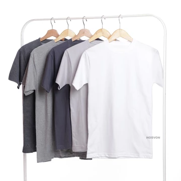 Abu Polos Muda Cotton Combed 20S Lengan Pendek (Pria Wanita)