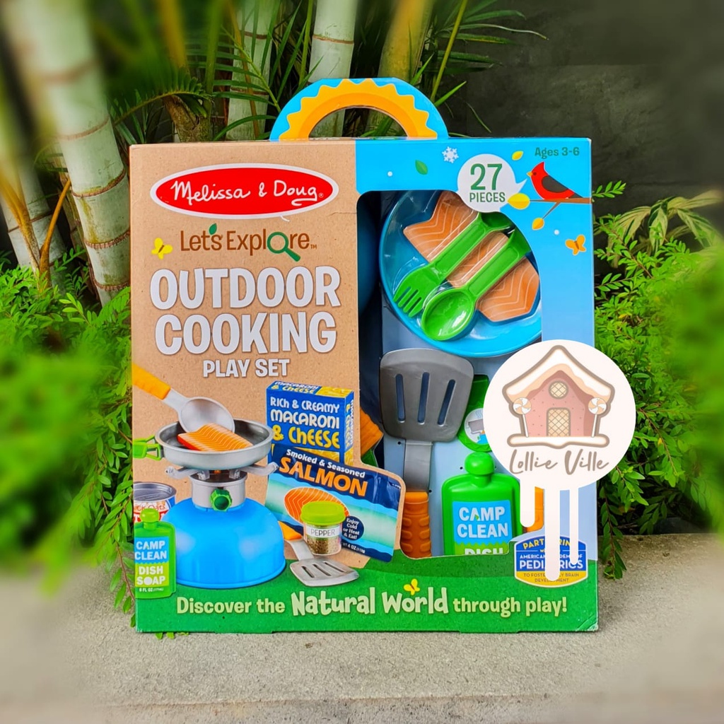 Melissa & Doug Let's Explore Outdoor Cooking Play Set