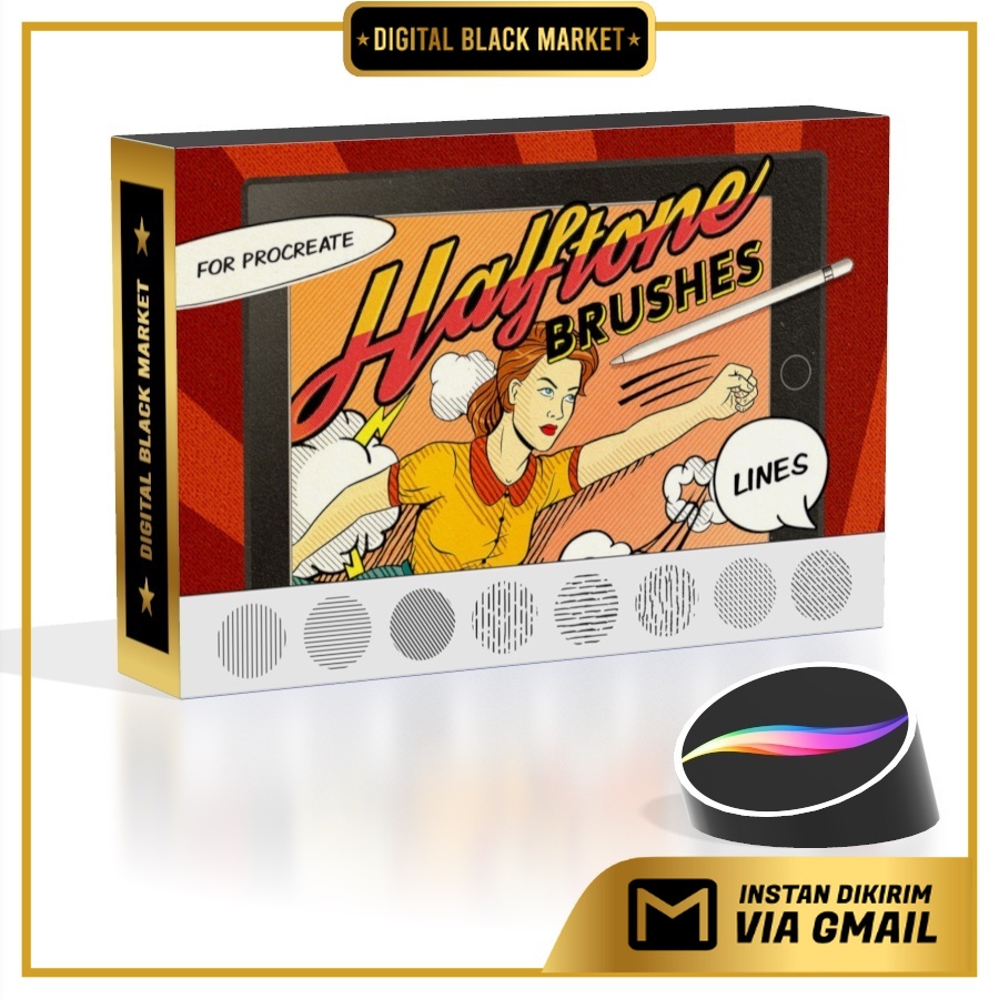 Jual Vintage Comics Line - Procreate Brushes | Shopee Indonesia