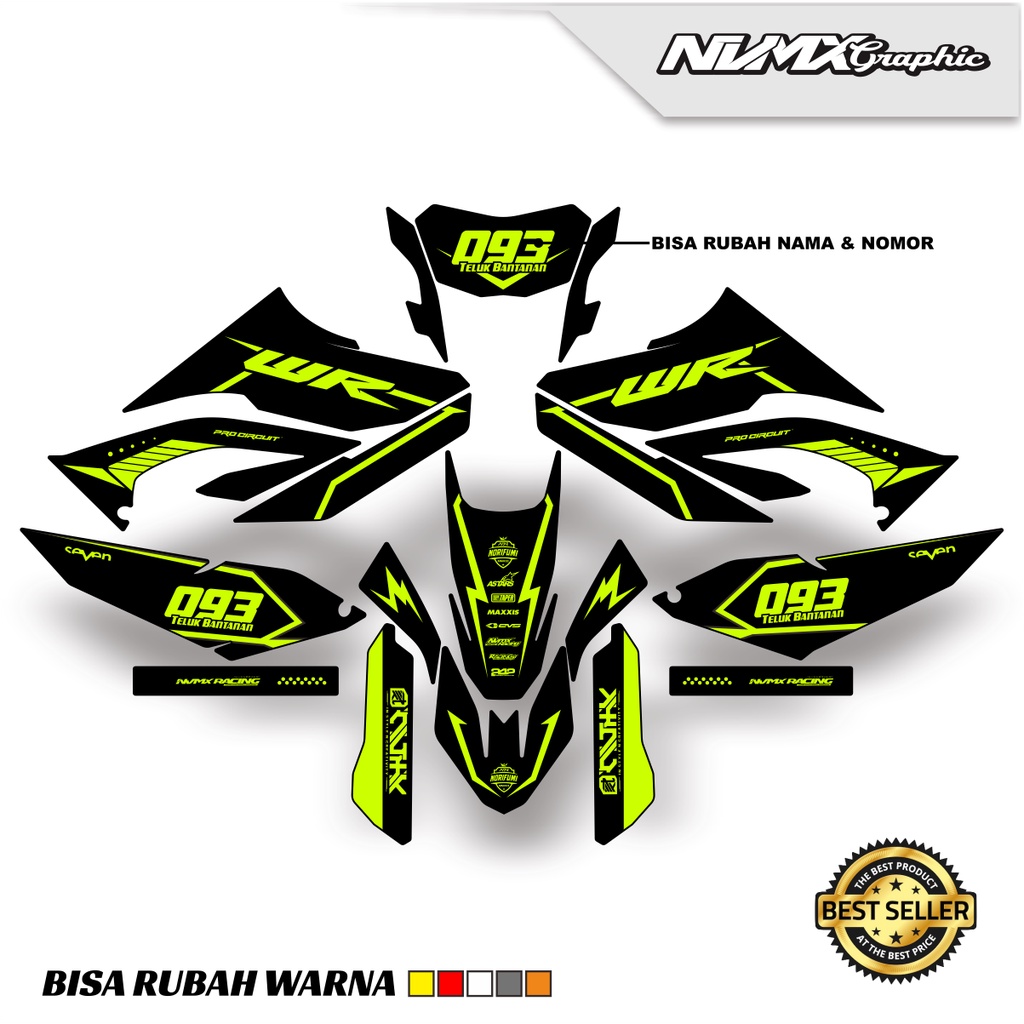 Jual DECAL YAMAHA WR 155 SUPER GLOSY PREMIUM FULL BODY Shopee Indonesia