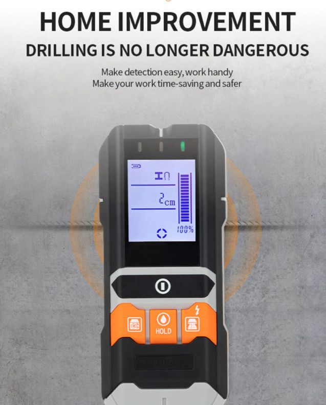 Jual GVDA 4 in 1 Wall Scanner Deteksi Besi Kabel Kayu Lembab Tembok ...