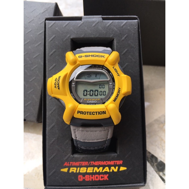 Jual G-shock (DW-9100YJ-9T) Gshock Riseman kuning | Shopee Indonesia