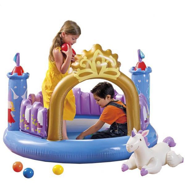 Jual Intex Magical Castle Inflatable Ball Toyz Play House Pit Unicorn ...