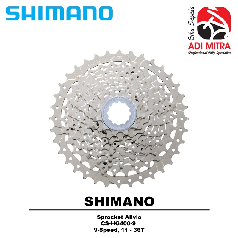 Speed Cassette Shimano Alivio 9-Speed Mountain Bike Cassette