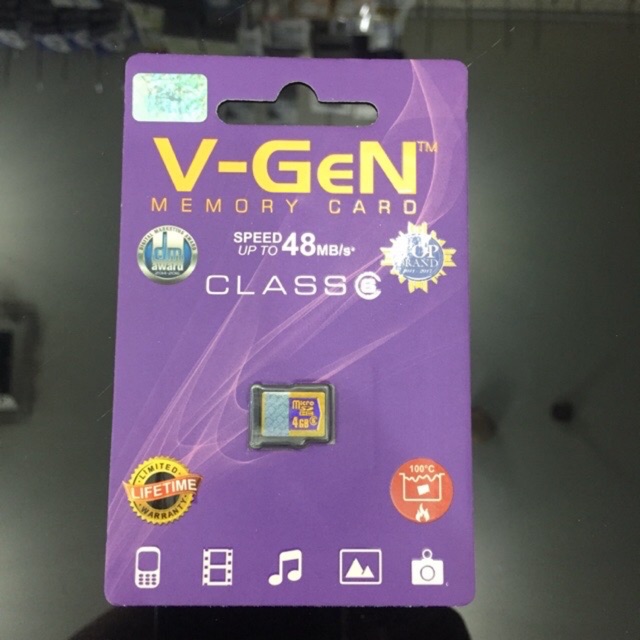Jual V-gen Memory Card 4gb Memory 4gb Vgen Original | Shopee Indonesia