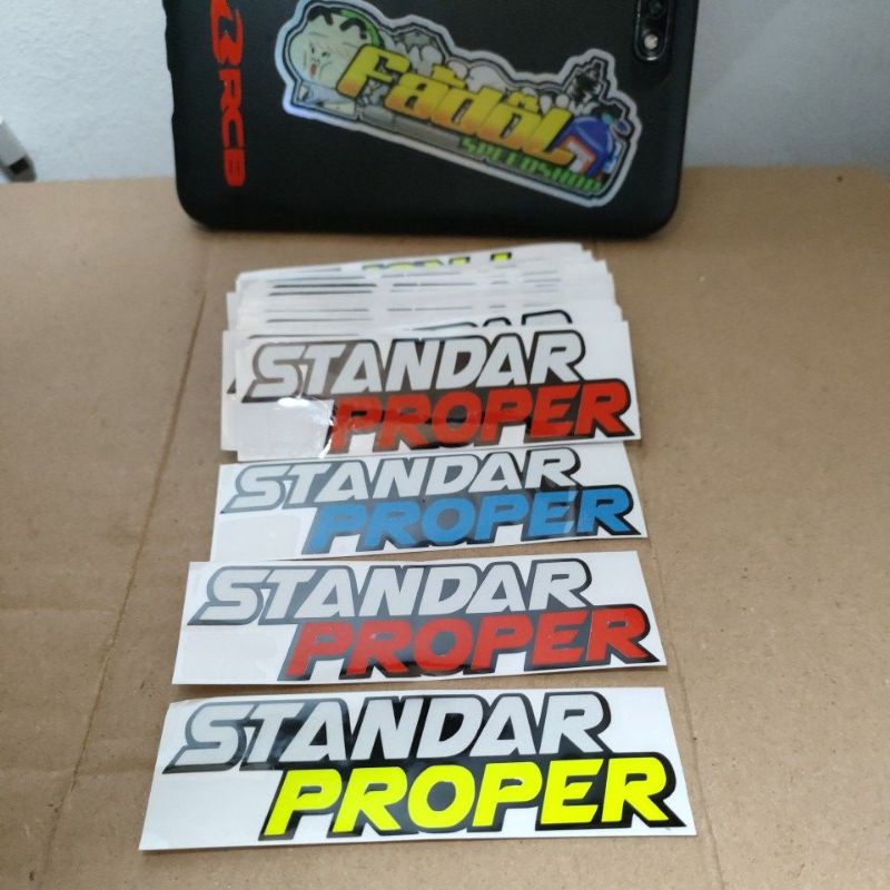 Jual Stiker Standar Proper Princutt | Shopee Indonesia