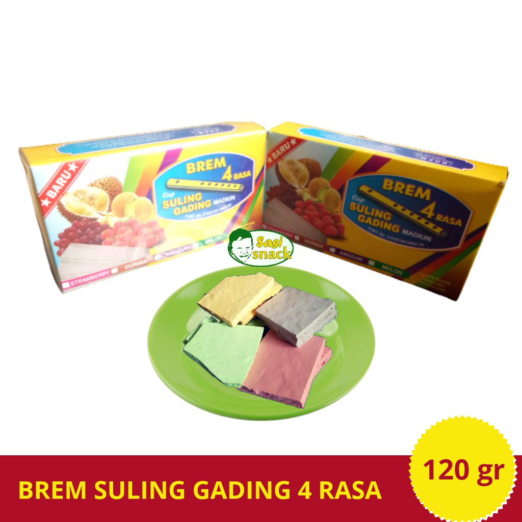 Jual BREM SULING GADING Original dan 4 Rasa 125 gr | Shopee Indonesia