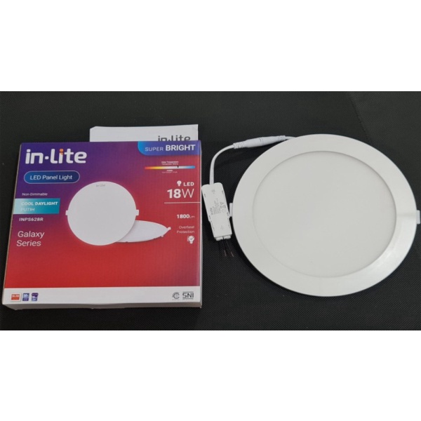 Jual IN LITE LED Panel 18W 18 WATT BULAT Inbow Ditanam - INPS628R INPS ...