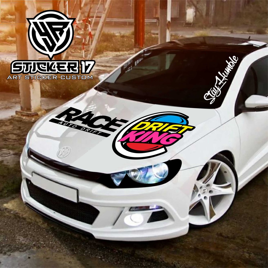 Jual cutting sticker kap mesin dan kaca mobil drift | Shopee Indonesia