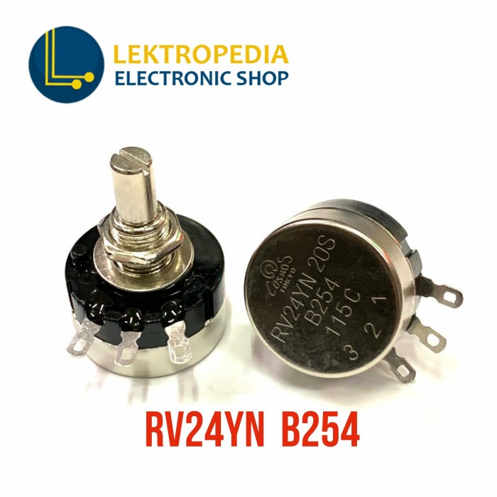 Jual Potensio RV24YN20S 250K B254 RV24YN 20S 1watt 1w | Shopee Indonesia