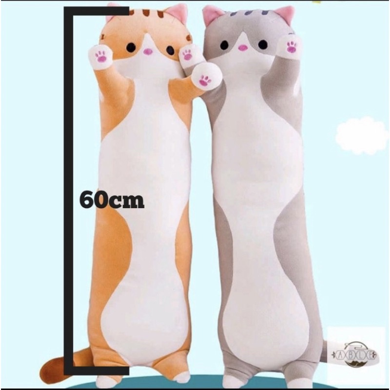 Jual Boneka Guling Kucing Berdiri Panjang Tinggi 60cm Kado Special ...