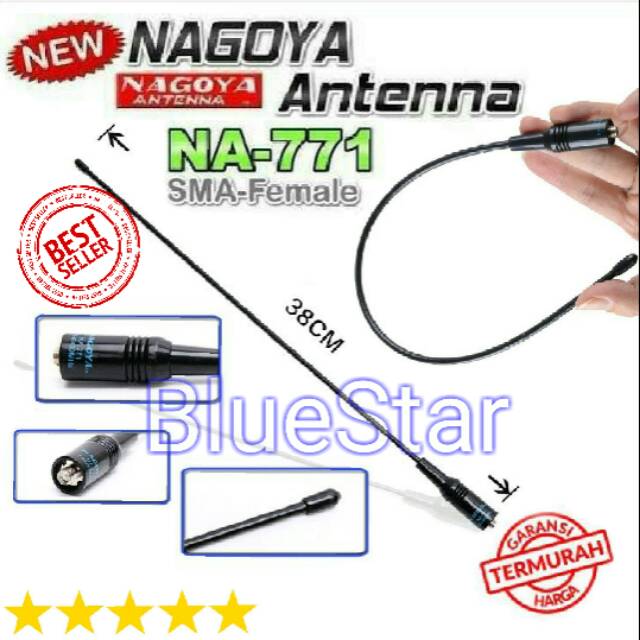 Jual Antena HT Nagoya NA 771 Duelband VHF-UHF SMA FEMALE | Shopee Indonesia