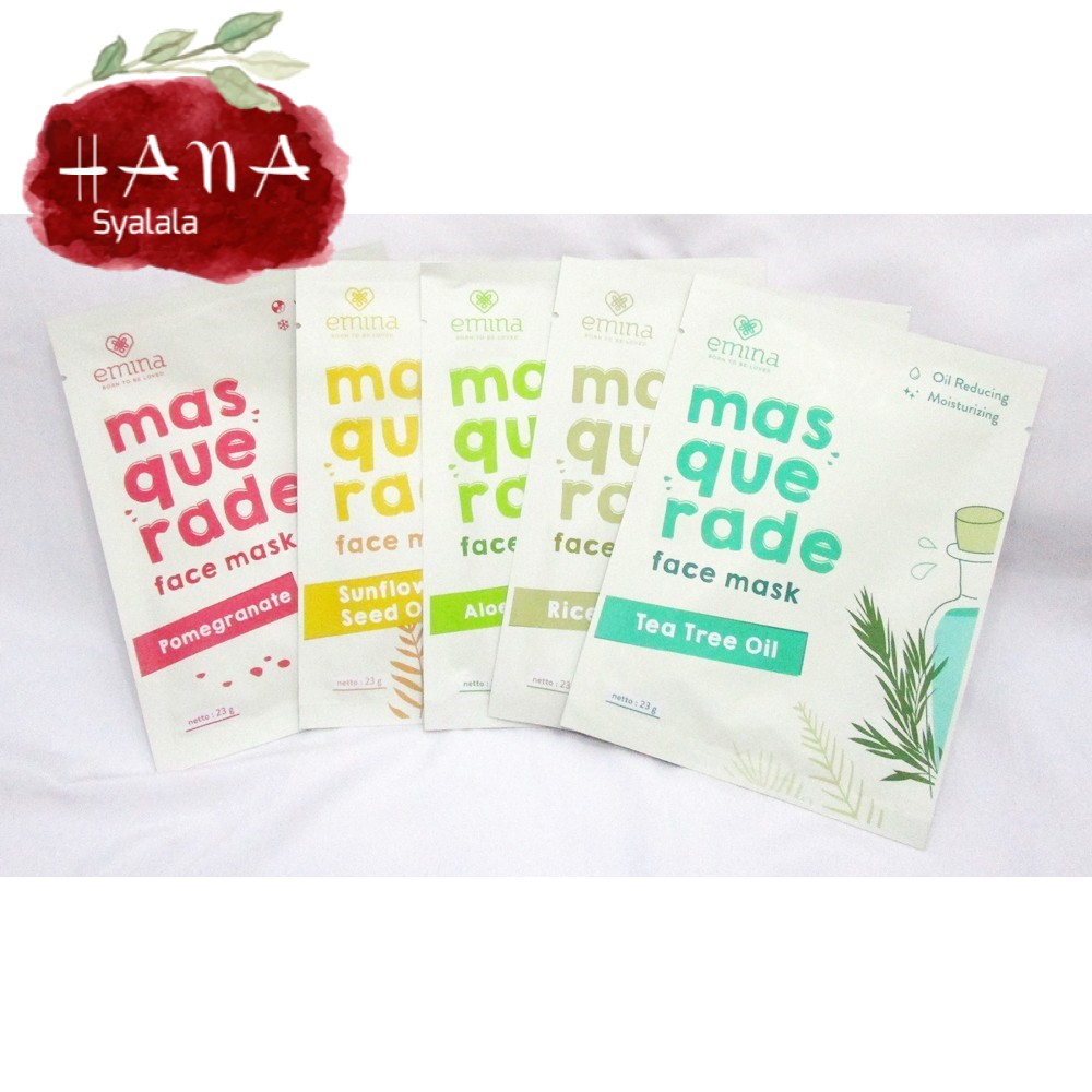 Jual EMINA Masquerade Face Mask 23g Shopee Indonesia