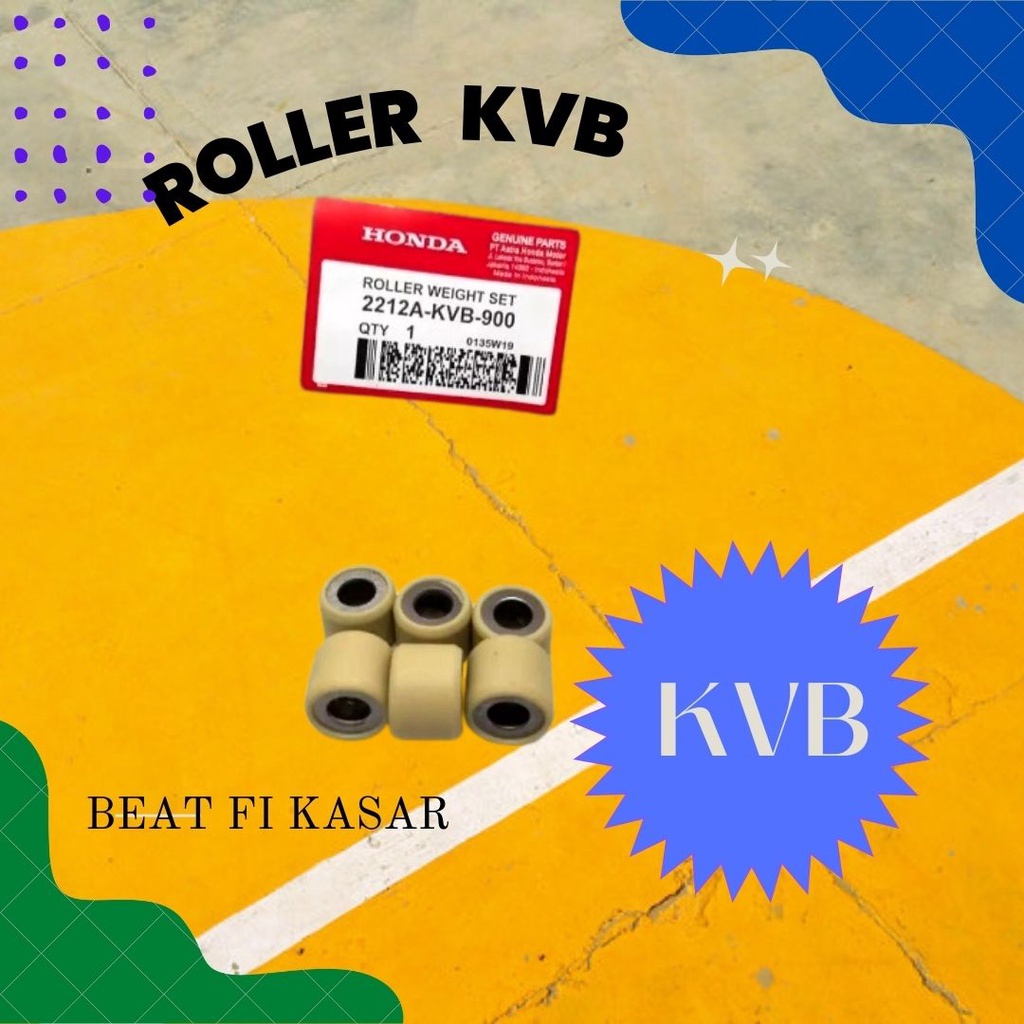 Jual Roller Standar Vario Karbu, Beat Fi Stater Kasar KVB Asli Honda
