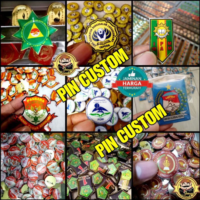 Jual PIN CUSTOM RESIN FIBERGLAS BAHAN KUNINGAN 100% ANTI KARAT ( CUSTOM ...