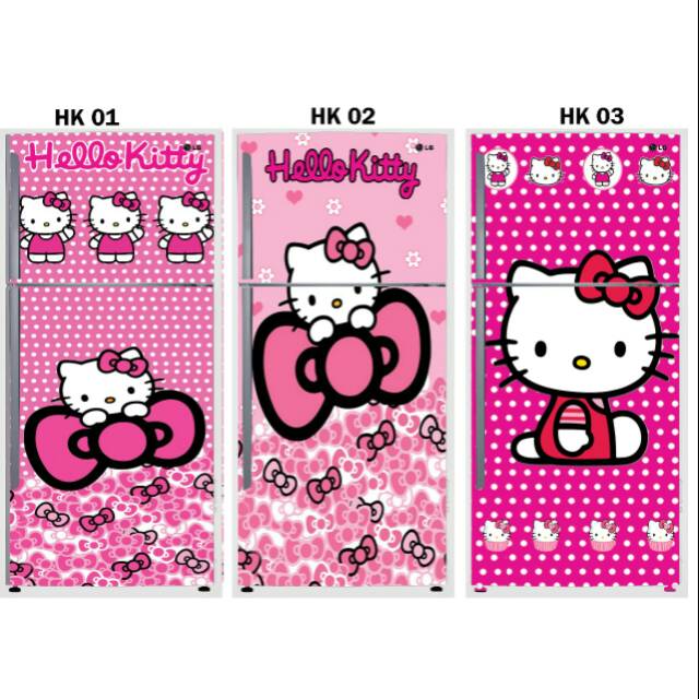 Jual Sticker kulkas 2 pintu motif hk | Shopee Indonesia