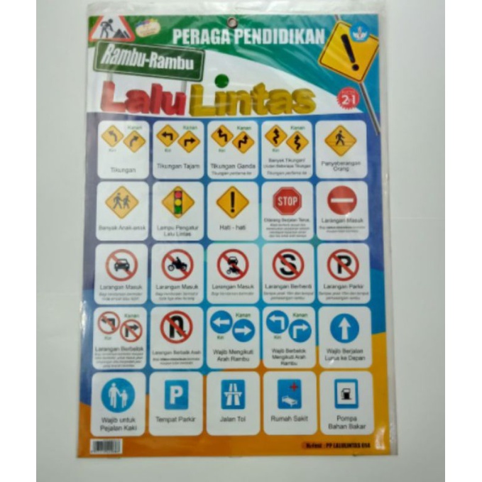 Jual [Poster Original] - POSTER PERAGA PENDIDIKAN RAMBU-RAMBU LALU ...