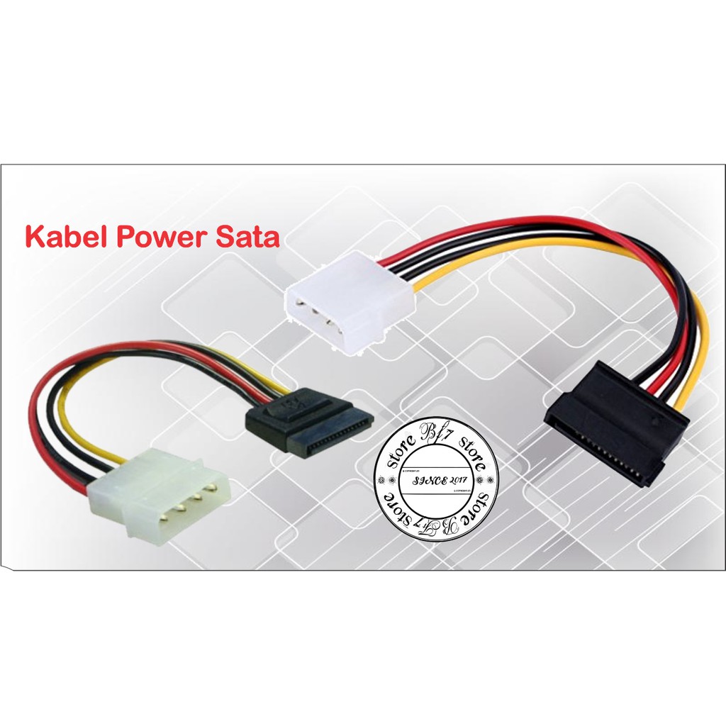 Jual Kabel Sata To Molex Murah Shopee Indonesia 7458