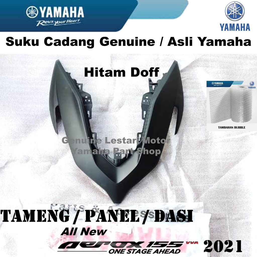 Jual Cover Front Tameng Panel Dasi Depan All New Aerox Hitam Doff Asli Yamaha Surabaya Shopee