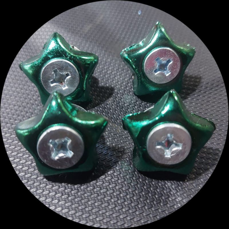 Jual [ COD ] Baut Plat Nomor Model Bintang / Baut Bintang Universal ...