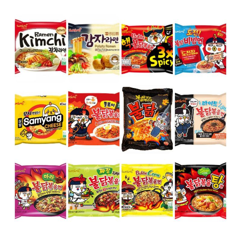 Jual Samyang 3x Spicy Jjang Samyang Buldak Corn Samyang Potato