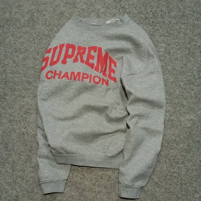 Supreme x champion crewneck hot sale