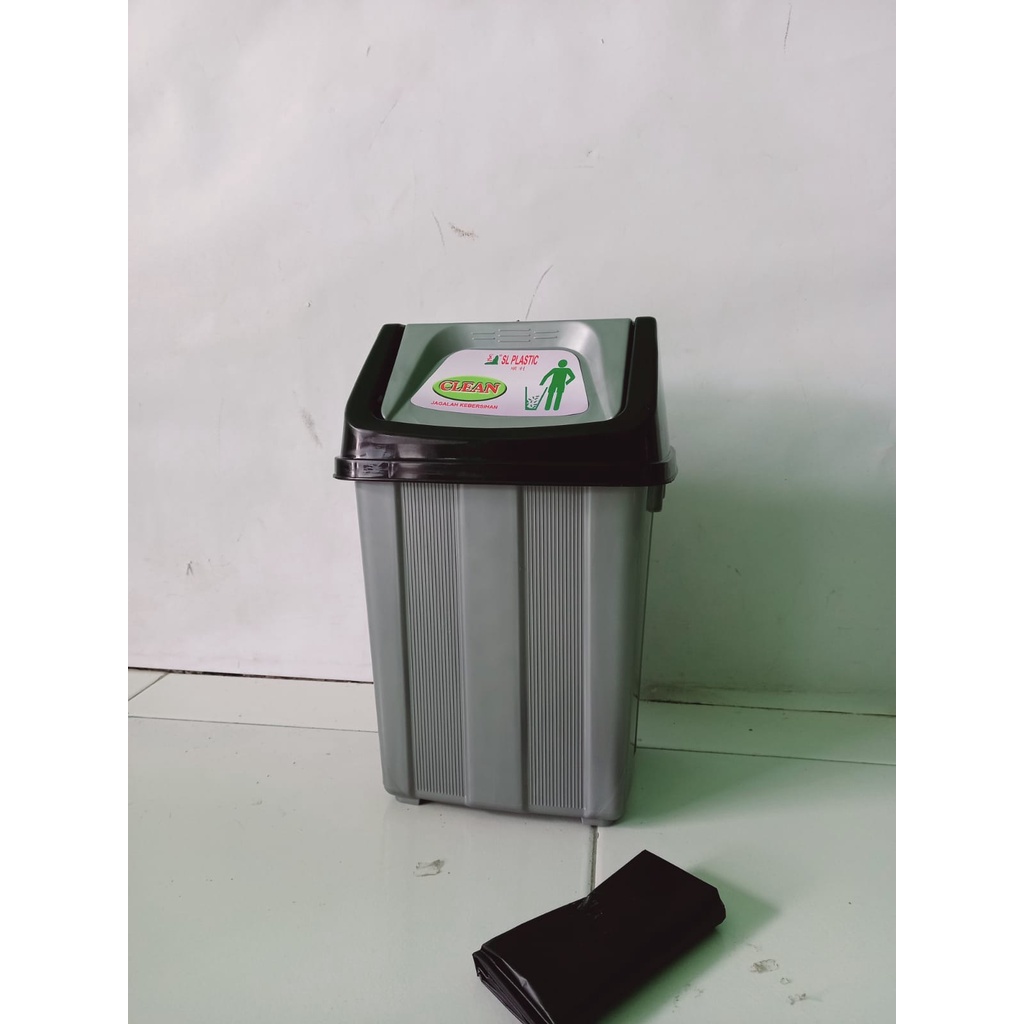 Jual Tempat Sampah Kotak Keranjang Sampah Plastik Liter Shopee