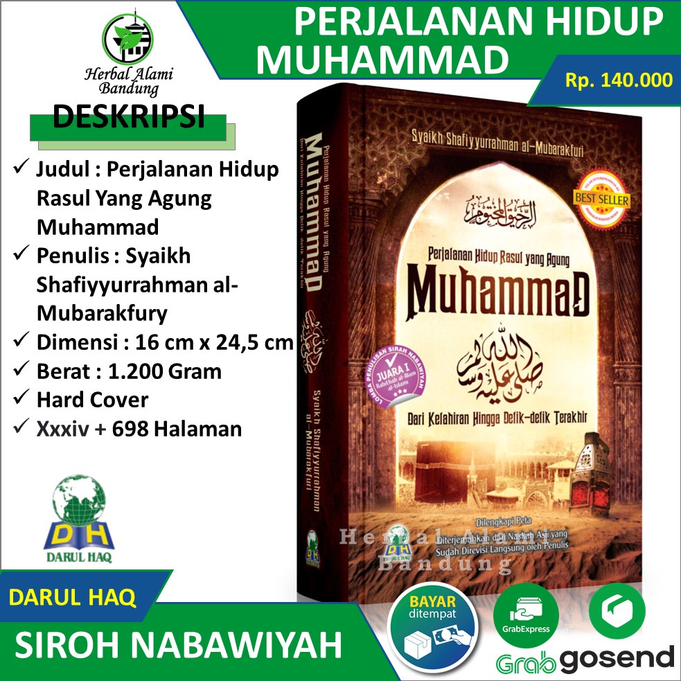 Jual ORIGINAL Sirah Nabi Perjalanan Hidup Rasul Yang Agung Muhammad ...