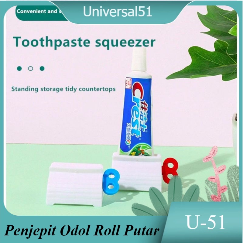 Jual A416-Penjepit Odol Putar Roll Dispenser Odol Tempat Pasta Gigi ...