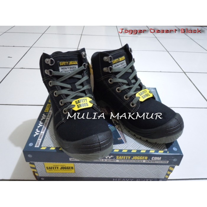 Jual Sepatu Safety Jogger Desert S P Black Shopee Indonesia