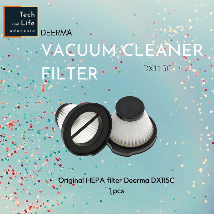Jual Deerma Filter Vacuum Cleaner DX115C | Shopee Indonesia