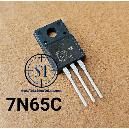 Jual Transistor MOSFET 7N65C ORIGINAL 7n 65c 7n65 7N65 N-channel TO-220 ...